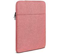moex Tablet Case for Samsung Galaxy Tab S11 Ultra, Case with Zip and Compartment for Accessories, Nylon Fabric Sleeve, Soft Padded, Protective Case, Minimalist Dash Case, Pink