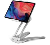 moex Tablet Stand Table Tablet Holder Mobile Phone with Adapter for Wall and Ceiling compatible with iPad, MediaPad, Kindle, Smartphone, Galaxy Tab, Switch - White