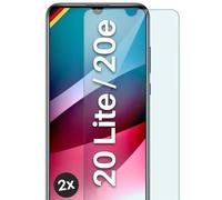 MoEx Tempered Glass, Compatible with Honor 20 Lite / 20e, Protective Screen, Made of Glass, Shatterproof, Crystal Clear, Bulletproof, 2 Pieces