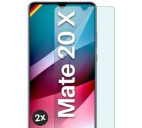 moex Tempered Glass, Compatible with Huawei Mate 20 X, Protective Screen, Made of Glass, Shatterproof, Crystal Clear, Bulletproof, 2 Pieces