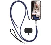 moex Unleash for Google Pixel 7a Mobile Phone Strap for Hanging Without Case, Mobile Phone Chain with Carabiner, Removable Mobile Phone Neck Strap, Strap Chain with Pad for Mobile Phone Case, Blue