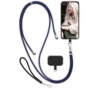 moex Unleash for Motorola Edge 60 Mobile Phone Strap for Hanging Without Case, Mobile Phone Chain with Carabiner, Removable Mobile Phone Neck Strap, Strap Chain with Pad for Mobile Phone Case, Blue
