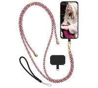 moex Unleash for OnePlus North 5 Mobile Phone Strap for Hanging without Case, Universal Mobile Phone Chain with Carabiner, Removable Mobile Phone Strap, Chain with Pad for Mobile Phone Case, Candy