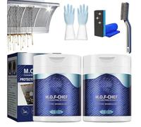Mof Chef Cleaner Powder, mof chef powder cleaner, Professional Mof Chef Protective Kitchen Cleaner, Heavy Oil Stain Powder Cleaner, Fresh Smell, No Damage to The Surface, 100g/500g (200g)