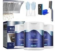 Mof Chef Cleaner Powder, mof chef powder cleaner, Professional Mof Chef Protective Kitchen Cleaner, Heavy Oil Stain Powder Cleaner, Fresh Smell, No Damage to The Surface, 100g/500g (300g)