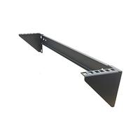 Mofangtech 2U Folding 19 Inches Cold Rolled Steel Wall Mountable Simple Vertical Rack and Networking Euipment Rack Including Hardware for Assembly (2U100)