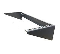 Mofangtech 4U Folding 19 Inches Cold Rolled Steel Wall Mountable Simple Vertical Rack and Networking Euipment Rack Including Hardware for Assembly (4U100)…