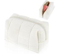 mofenmian Makeup Case Make Up Cosmetic Organizer Travel Toiletry Bags Skin Care Pouch Small Fluffy Purse Collection Traveling Makup Beauty