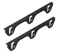 MOFINO Stove Gap Covers 316 Stianless Steel Stove Gap Filler Oven Side Gap Filler Between Stove and Counter Slide In Range Trim Kit for Kitchen 2 Pack (23.2” Shiny Black)