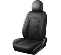 MOFIUHE Compatible With Civic For City For CRV 1 PCS Universal PU Replacement Car For Seat Cover Upgrade Accessories Seat Protector(Black)