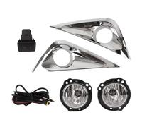 MOFIUHE Fog Light Assembly Compatible With Toyota For Rush 2018 2019 2020 2021 2022 2023 Front Bumper Fog Lamp Switch Wiring Left Right DRL Driving Signal Light