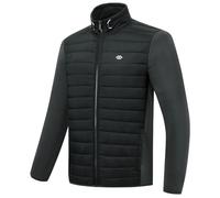 MoFiz Men's Jackets Lightweight Insulated Hybrid Down Jacket Full Zip Running Hiking Travel Outdoor Coat Dark Grey Size US 2XL /EU 3XL