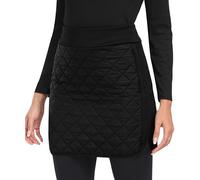 MoFiz Women's Winter Quilted Skirts Warm Insulated Puffer Skirt with Full Zipper Snow Skorts for Casual Golf Hiking Outdoor Black N11 Size US M