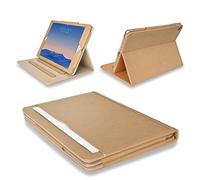 MOFRED® Brown & Tan 9.7 inch Apple iPad Pro (Launched 2016) Leather Case