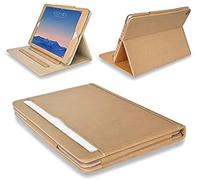 MOFRED® New Brown & Tan Apple iPad 10.2”- 2019/2020 Leather Case-with Built-in magnet for Sleep & Awake Feature - Independently Voted by "The Daily Telegraph" as #1 iPad Case!