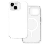 MOFT for iPhone 15 Case with MagSafe, Magnetic Phone Case Compatible with MagSafe Wireless Acessories, Anti-yellowing, 1.5m Drop Protection, Scratch-Resistant (White)