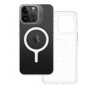 MOFT for iPhone 15 Pro Max Case with MagSafe, Magnetic Phone Case Compatible with MagSafe Wireless Acessories, Anti-yellowing, 1.5m Drop Protection, Scratch-Resistant (Transparent)