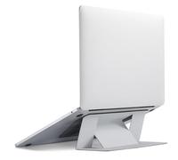 MOFT Invisible Laptop Stand, Stick-On Portable Laptop Riser for Mobile Work | Fit 11"-16" Laptops | Macbook&PC Stand | Dual-Angle | Ergonomic | Ultra-Thin & Foldable | MOVAS Leather | Mobile Work&Travel