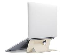MOFT Invisible Laptop Stand, Stick-On Portable Laptop Riser for Mobile Work | Fit 11"-16" Laptops | Macbook&PC Stand | Dual-Angle | Ergonomic | Ultra-Thin & Foldable | MOVAS Leather | Mobile Work&Travel