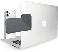 MOFT Magnetic Laptop iPhone Holder, Slim Foldable Adjustable Phone Monitor Side Mount for Laptop, Portable Computer Expansion Bracket (Grey)