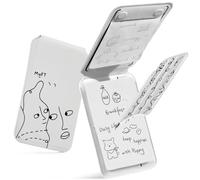 MOFT Magnetic Notepad Stand Compatible with Magsafe, x Shantell Martin, Snap Vertical Pad Flip Notebook, Includes Two Types of Notepad and Magnetic Invisible Pen, Misty Cove (MOVAS)
