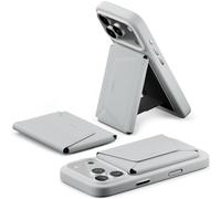 MOFT Magsafe Wallet, 8-Card Holder, Magnetic Phone Stand with Pull to Access Design, RFID Blocking, Angle Adjustment & MOVAS Minimalist Snap Field Wallet for Men Travel Essentials,Misty Cove