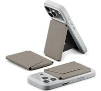 MOFT Magsafe Wallet, 8-Card Holder, Magnetic Phone Stand with Pull to Access Design, RFID Blocking, Angle Adjustment & MOVAS Minimalist Snap Field Wallet for Men Travel Essentials,Taupe