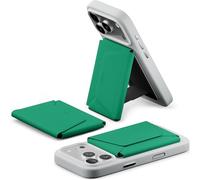 MOFT Magsafe Wallet, 8-Card Holder, Magnetic Phone Stand with Pull to Access Design, RFID Blocking, Angle Adjustment & MOVAS Minimalist Snap Field Wallet for Men Travel Essentials,Oz Green