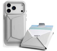 MOFT Magsafe Wallet, Slim Magnetic 8 - Card Holder, Snap Field Wallet with Pull to Access Design, RFID Blocking, MOVAS Veagn Leather Minimalist Travel Wallet for Men & Women, Misty Cove