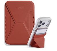 MOFT MagSafe Wallet Stand for iPhone 17/16/15/14/13/12 Series Compatible with MagSafe, MOVAS Vegan Leather Magnetic Phone Stand with 3 Viewing Angles, 2 Cards Holder