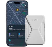 MOFT MagSafe Wallet Stand with Apple Find My, Ultra-Slim Trackable Strong Magnetic Phone Card Holder, 3-in-1 Multi-Angle Adjustable Phone Stand for iPhone 17/16/15/14/13/12 Series, Misty Cove