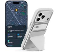 MOFT MagSafe Wallet Stand with Apple Find My, Ultra-Slim Trackable Strong Magnetic Phone Card Holder, 3-in-1 Multi-Angle Adjustable Phone Stand for iPhone 17/16/15/14/13/12 Series, Misty Cove