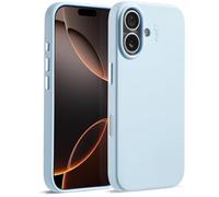 MOFT Snap Case MOVAS for iPhone 16, Magnetic Premium Vegan Leather Phone Case with Smooth Feeling, Enduring Color Minimalist Protective Case, Soothing Mist