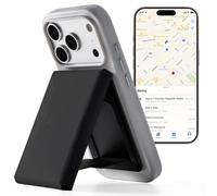 MOFT Trackable Field Wallet & Stand, Magsafe Phone Wallet, Jet Black
