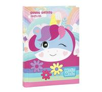 MOFU Academic Diary 2025-2026, Daily Diary 12 Months for Kids Teens Hardcover, 352 Colored Pages with Activities and Games for Primary School and Media, 13x18.5H