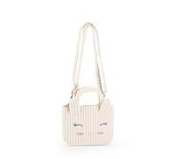 MOFU Mofu Mofu Official Velvet Shopping Bag, Personalised Gift Bag with Embroidery and 3D Applications, 32 x 34 h Open, 14.5 x 19.5 h Closed