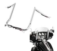 Mofun 14" Ape Hangers Pre-wired Handlebars 1 1/4" Compatible with Harley Touring Street Glide Electra Tri Glide Ultra Limited with Batwing Fairing 2014-2023, Chrome