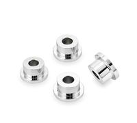Mofun CNC Solid Billet Aluminum Handlebar Riser Bushings Compatible with Harley Sportster XL 1984-2022, Fit Dyna FXDL/I FXDWG/I 1993-2017 Fit Softail FXR 1984-2017, Chrome