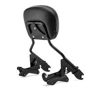 Mofun Detachable Passenger Backrest Sissy Bar with 4 Point Docking Hardware Kit Compatible with Harley Touring Street Glide Road Glide Road King Electra Glide 2014-2024 Gloss Black