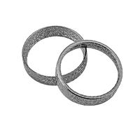 Mofun Exhaust Gasket Compatible with Harley Big Twin and Sportster Models,Dyna,Touring,Softail 1984-2024,1 Pair 2pcs, Made of Wire and Graphite