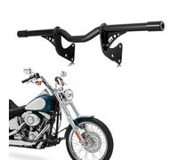 Mofun Front Highway Engine Guard Compatible with Harley Softail Rocker Breakout FX Model, Flat-Out Bar Fit Heritage Slim Fat Boy FL Model 2000-2017, Not Fit Forward Controls, Gloss Black
