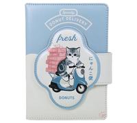 Blue Sky Studios Mofusand Notebook - Cute Kawaii Cat Journal with Premium Soft Padded Cover & Magnetic Strap - Lined Pages - Japanese Stationery Gift