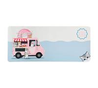 Mofusand Coffee Van With Kittens Jumbo Desk Mat - XXL Computer Mousepad 70x30cm