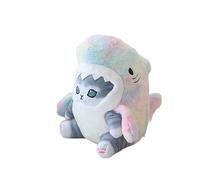 Mofusand Shark Cat Plush Toy, 8inch Cute Fried Shrimp Shark Kitty Plush Stuffed Animals Doll, Kawaii Shark Cat Plush Pillow Toy Birthday for Kids Boys Girls (Colorful Grey)