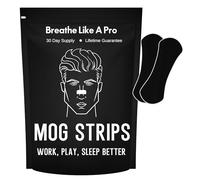 Mog Nasal Strips (30 Pack - Extra-Strong) No More Sleep Headaches - Helps with Snoring, Nasal Congestion & Exercise - Non-Invasive Anti Snoring Strips