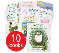 Mog the Cat 10 Books Collection Set Pack By Judith Kerr - (Mog the Forgetful Cat, Mog and Bunny, Mogs Chritmas, Mog in the Dark, Mog Amazing Birthday Carper, Mog and the V.E.T, Mog and the Granny, Mog and the Baby, Mog on the Fox Night, Mog Bad Things)