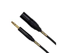 Mogami 6' Gold Studio XLR Male to TRS 1/4" Audio Cable for Microphone, Amplifier, Speaker