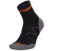 Moggans Lightweight Mulesing-Free Merino Wool Ankle Socks (UK, Alpha, S, Regular, Regular, Black)
