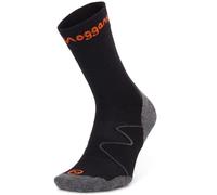 Moggans Merino Wool Crew Socks, 4-inch Above Ankle (UK, Alpha, L, Regular, Regular, Black)