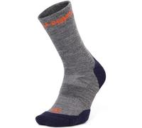Moggans Merino Wool Crew Socks, 4-inch Above Ankle (UK, Alpha, L, Regular, Regular, Grey)